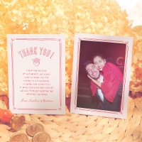 Retro Hand Drawn Cupid Modern Photo Wedding