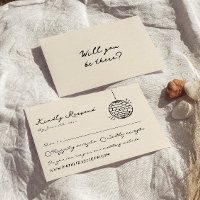 Retro Hand Written Drawn Bold Quirky Fun Wedding