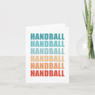 Retro Handball Vintage Gift Card