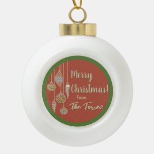 Retro Hanging Christmas Ornaments