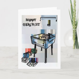 Retro Happy Birthday Card