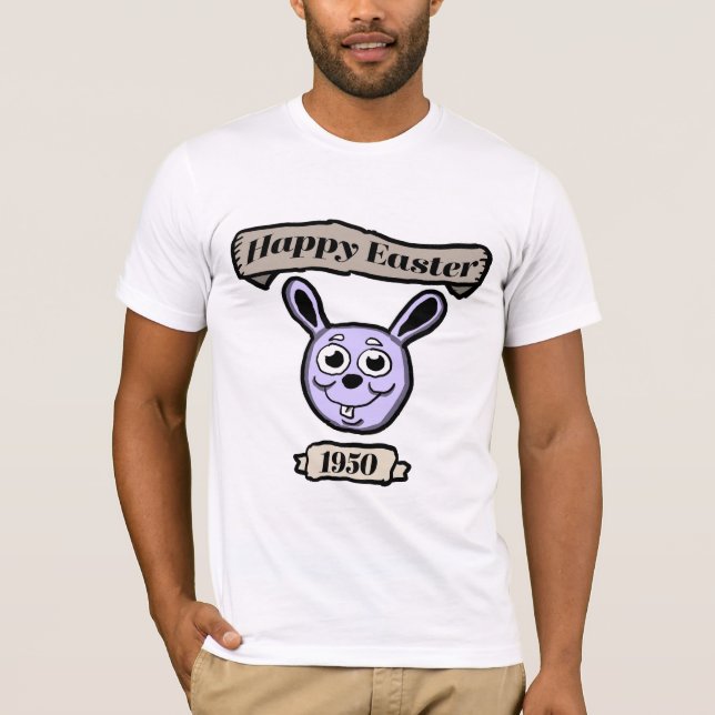 Retro Happy Easter 1950 T-Shirt (Front)