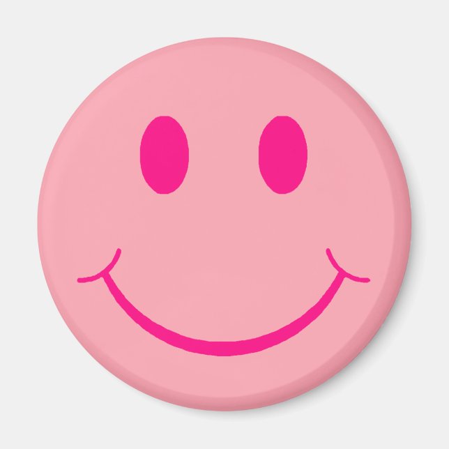 Retro Happy Face Magnet (Front)