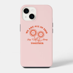 Retro Happy Flower Graphic iPhone 14 Case
