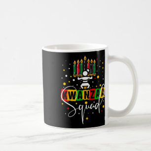 Retro Happy Kwanza Christmas African American Cand Coffee Mug