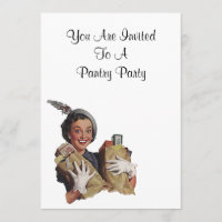 Retro Happy Lady Pantry Party Stock The Kitchen