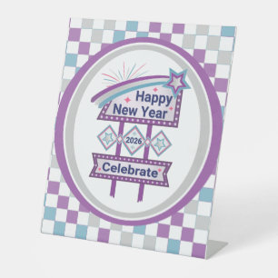 Retro Happy New Year Sign – Celebrate Marquee