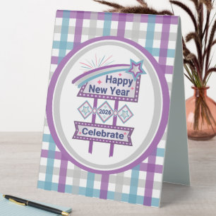 Retro Happy New Year Sign – Celebrate Marquee