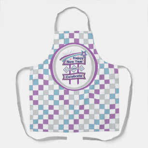 Retro Happy New Year Sign – Celebrate Marquee Apron