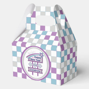 Retro Happy New Year Sign – Celebrate Marquee Favour Box