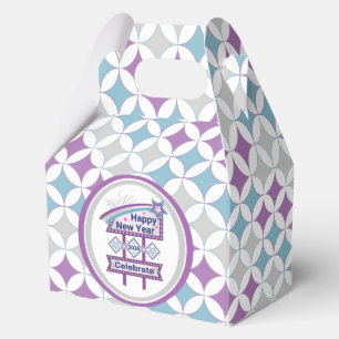 Retro Happy New Year Sign – Celebrate Marquee Favour Box
