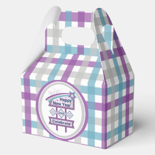 Retro Happy New Year Sign – Celebrate Marquee Favour Box