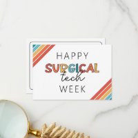 Retro Happy Surgical Tech Week Custom