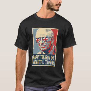 Retro Happy Treason Day 4Th Of July British Coloni T-Shirt
