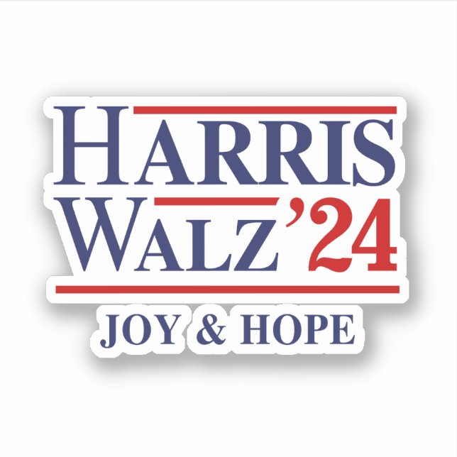 Retro Harris Walz '24 - Joy and Hope (Front)