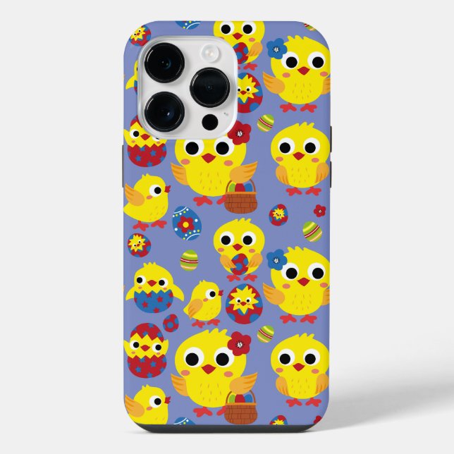 Retro Hatch Easter Eggs iPhone Case (Back)