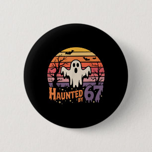 Retro Haunted Meme 67 Six Seven 6 7 Cm Round Badge