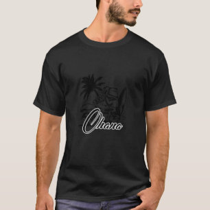Retro Hawaii Ohana Tropical Hawaiian  For Men And  T-Shirt
