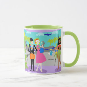 Retro Hawaiian Christmas Mug