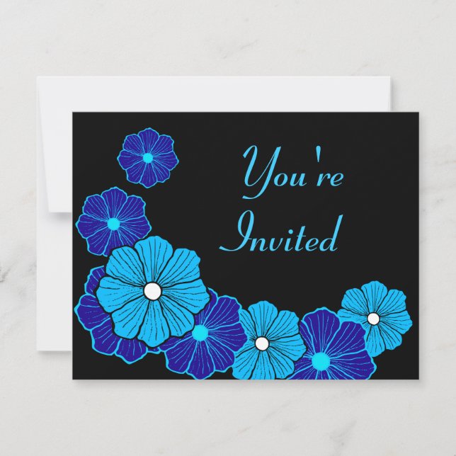 Retro Hawaiian Invitation (Front)