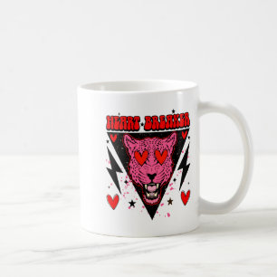 Retro Heart Breaker Valentines Day Tiger Love  Coffee Mug
