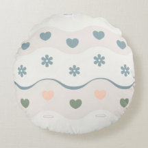 Retro Heart Meadow Stripe