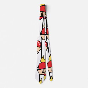 Retro Heart Tattoo Tie
