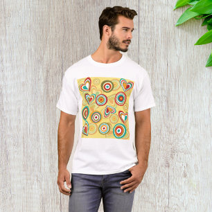 Retro Hearts And Circles T-Shirt