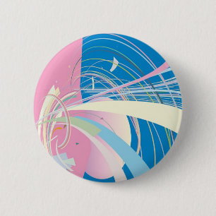 Retro Heaven 6 Cm Round Badge
