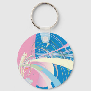 Retro Heaven Key Ring