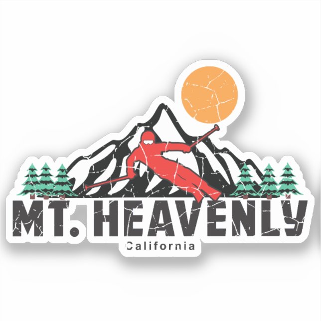 Retro Heavenly Mountain Ski (Front)