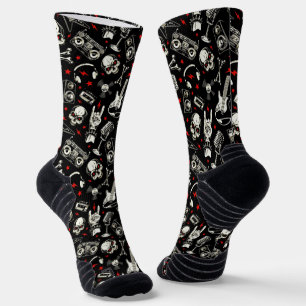 Retro Heavy Metal Socks