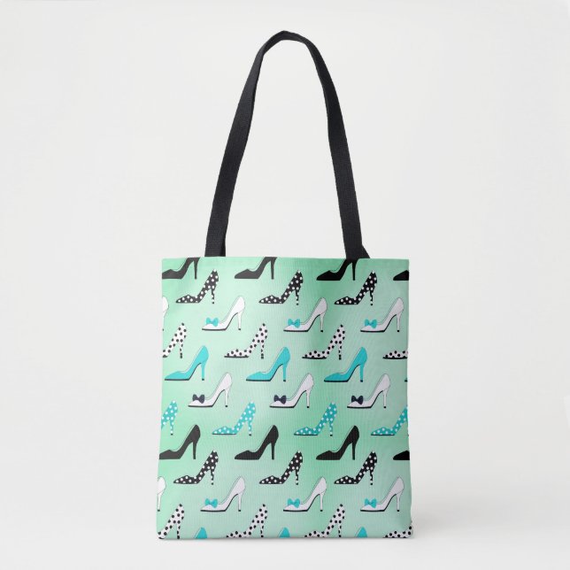 Retro Heels Tote Bag (Front)