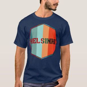 Retro Helsinki Capital Finland T-Shirt