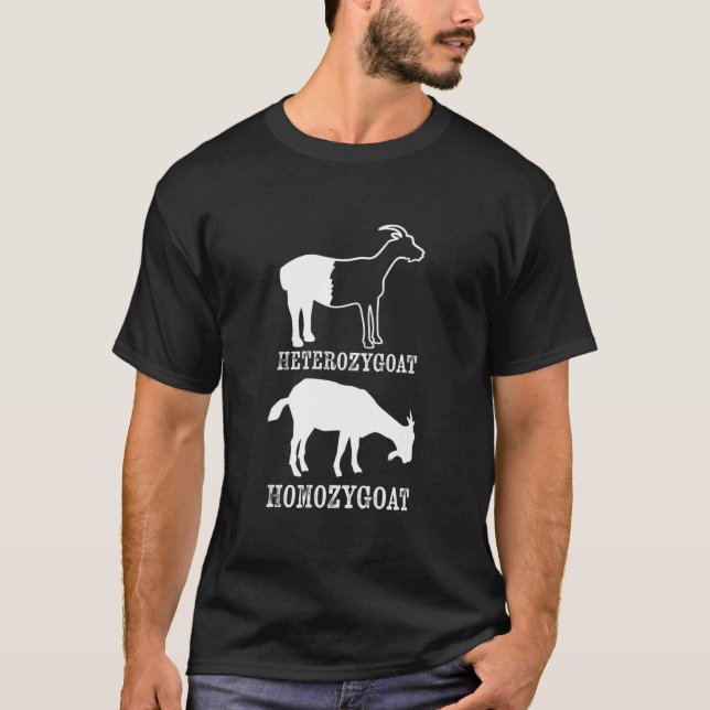 Retro Heterozygoats Genetic biology Allele nerd gi T-Shirt (Front)