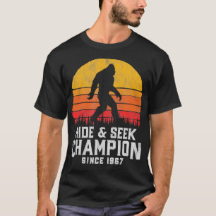 Retro Hide Seek Champion Believe Vintage Graphic T-Shirt