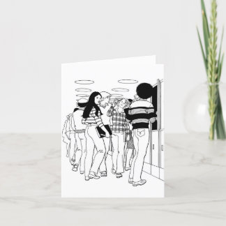 Retro High School Thank You Card