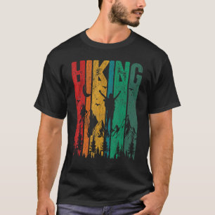 Retro Hiker Adventure Outdoor Camping Mountain Hi T-Shirt