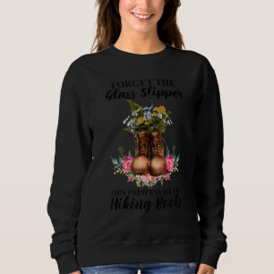 Retro Hiking Camping Girl This Princess Wears Hiki Sweatshirt