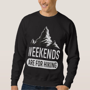 Retro Hiking Hiker On Skirt Retro Sunset Mountain Sweatshirt
