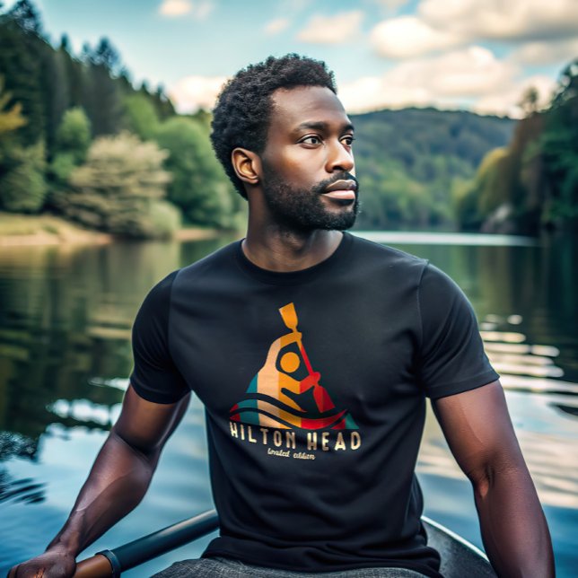 Retro Hilton Head Kayaking T-Shirt (Creator Uploaded)