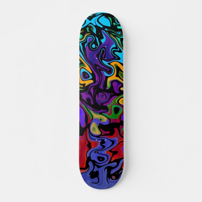 Retro Hip Abstract Skateboard (Front)