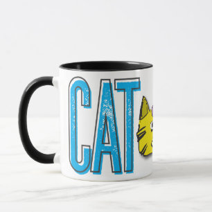 Retro Hip Cat Dad  Mug