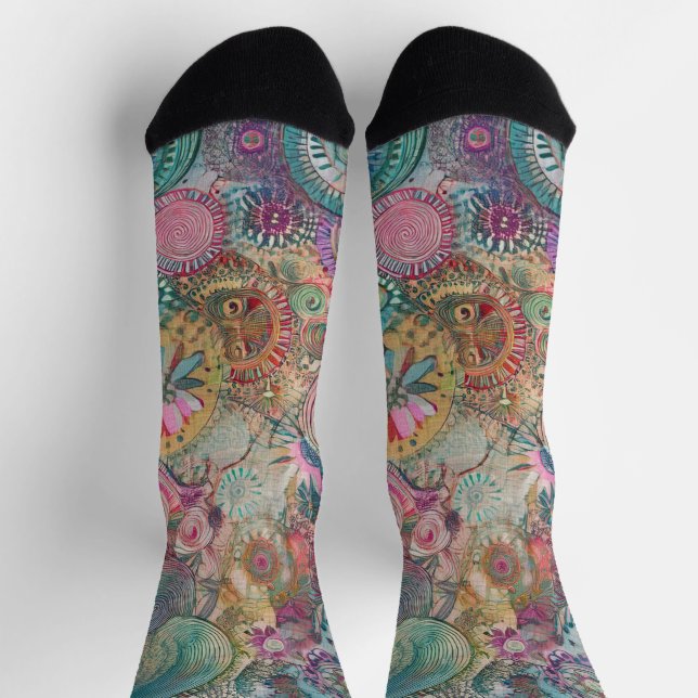 Retro Hippie: Fantasy Socks (Top)