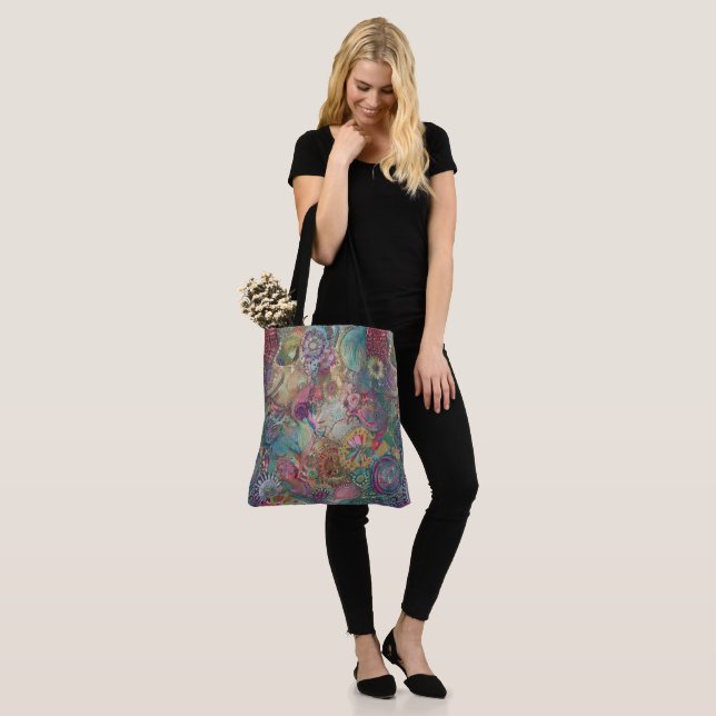 Retro Hippie: Fantasy Tote Bag (On Model)