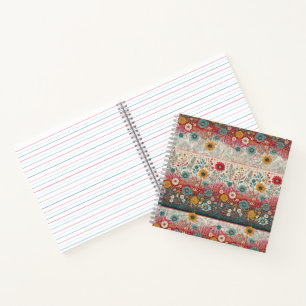 Retro Hippie: Folk Art Garden Notebook