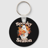 Retro Hippie Halloween Cute Ghost Spooky Season Fu