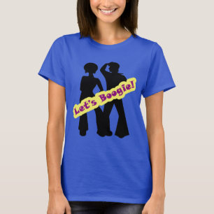 Retro Hippie let's Boogie cute t-shirt