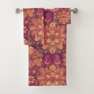 Retro Hippie: Pink Road Trip Towel Set