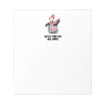 Retro Hippie Tie Dye Flamingo Humour